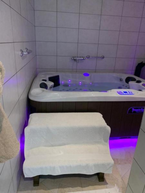 appartement avec Jacuzzi hammam sauna privatisé au rez de chaussée ds maison à Voglans à 2 kilomètres du lac du bourget en Savoie entre Chambéry et Aix les Bains cure thermale